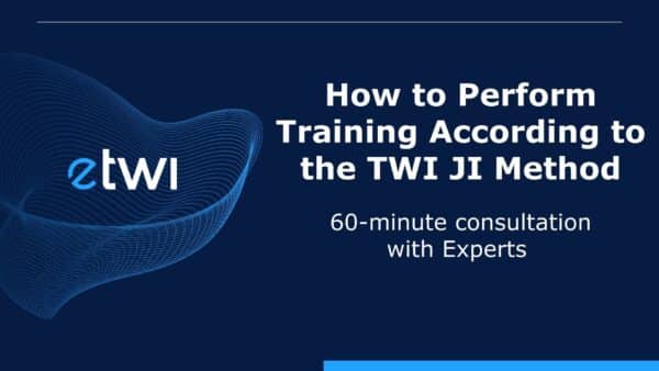 How to Perform Training According to the TWI JI Method