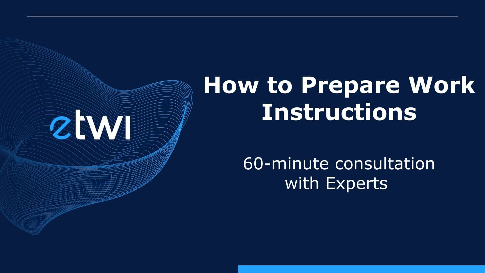 How to Prepare Work Instructions